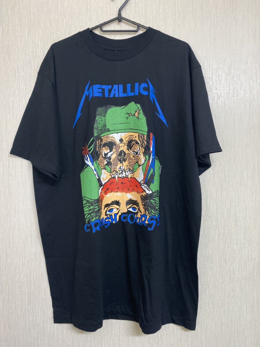 オープニング大放出セール 希少 METALLIC Tシャツ ブラック サイズL