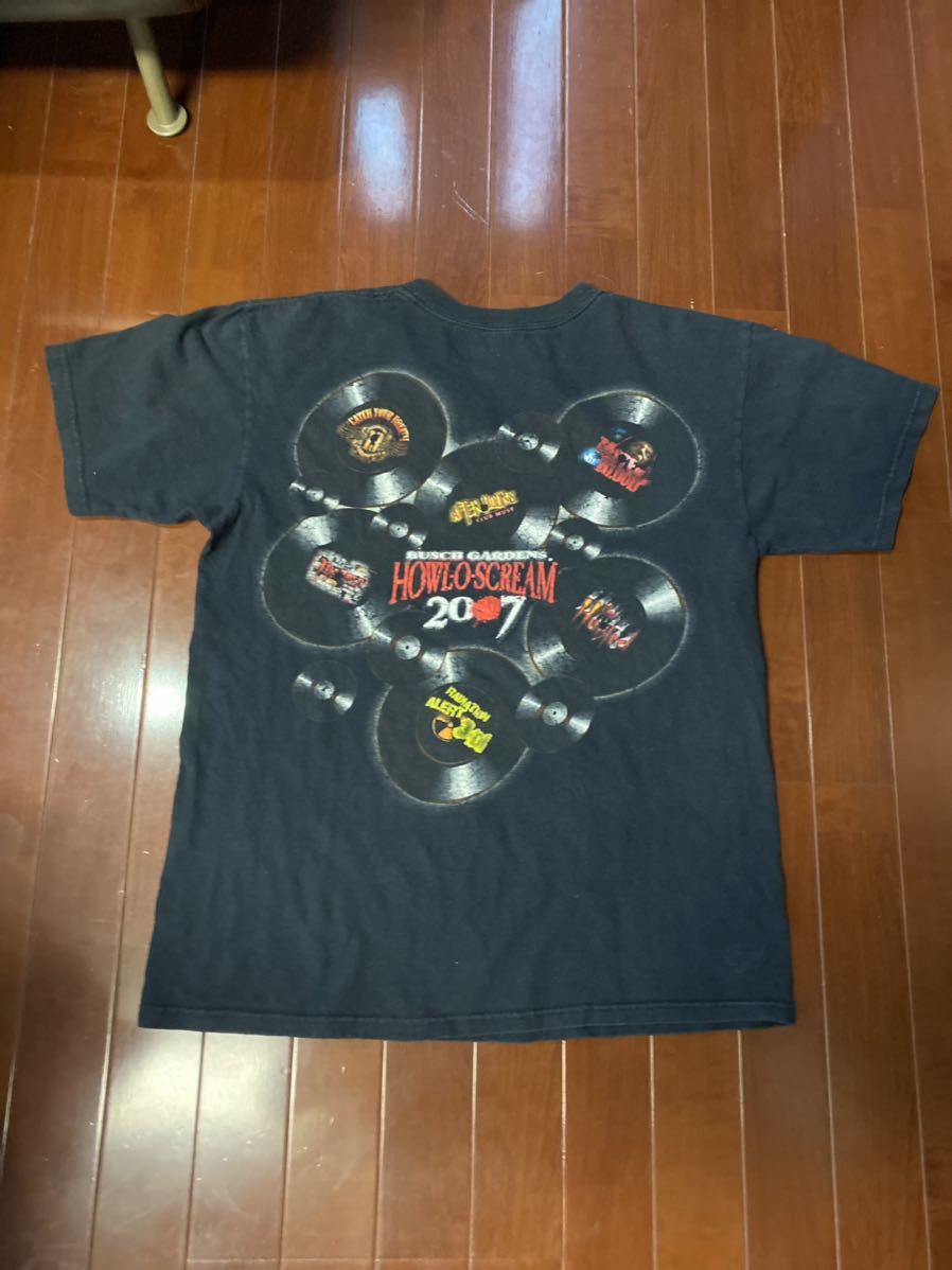 激レア　HOWL O SCREAM Tシャツ　サイズL ホラーTシャツ　ヴィンテージ　バンドT 映画Tシャツ　anvilタグ_画像2