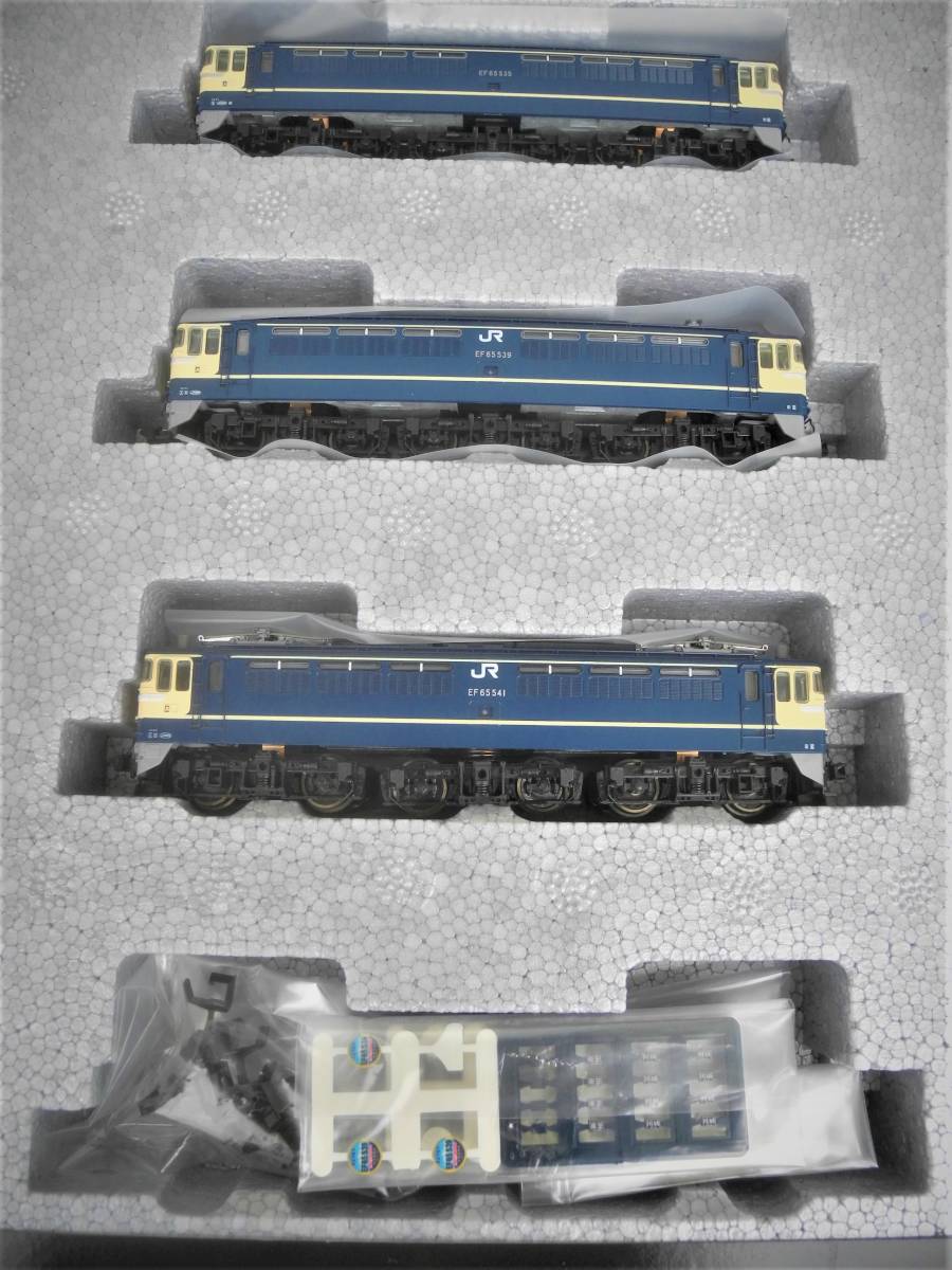 新品:古いです【トミー】【限定品】 JR EF65 500形 電気機関車 (高崎機関区) (3両セット)・ Nゲージ