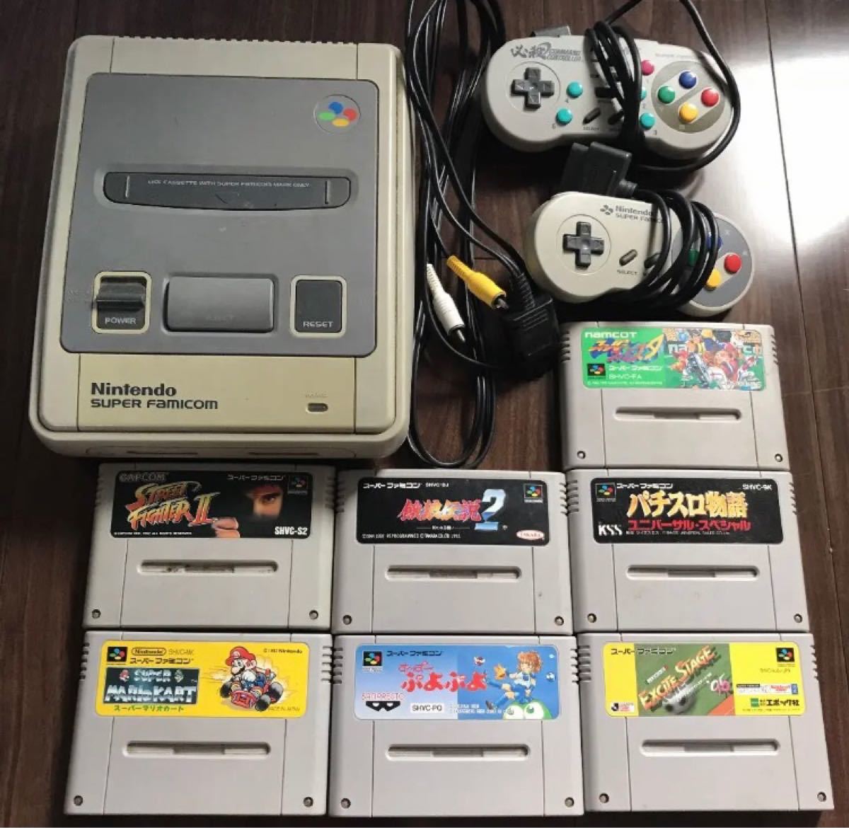 スーパーファミコン　本体　カセットセット