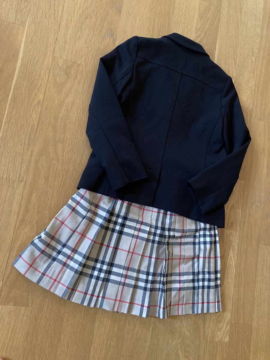 極美品】BURBERRYバーバリー キッズ 130 フォーマル セットアップ