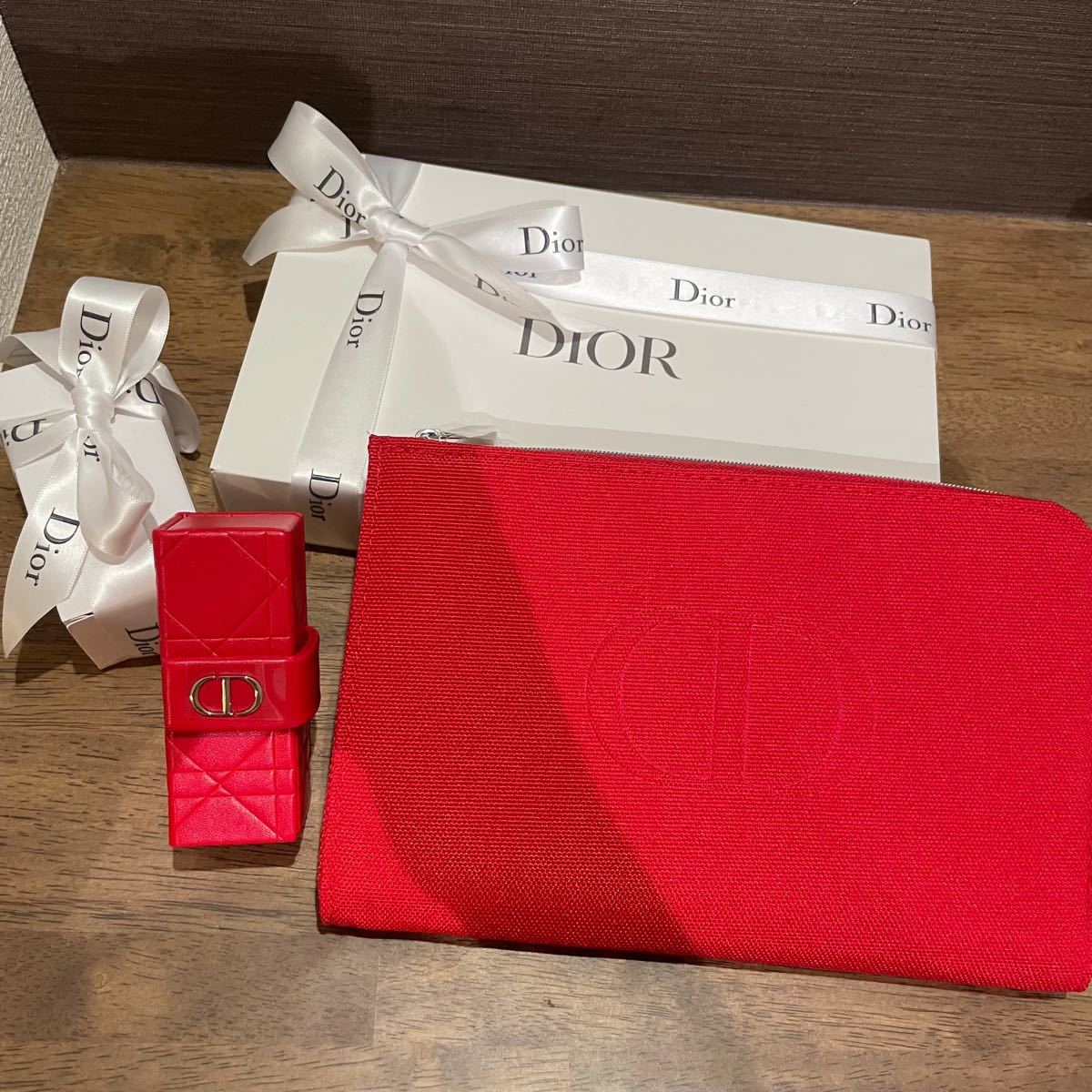 dior【新品未使用】ポーチ＆リップケース レアノベルティ｜Yahoo