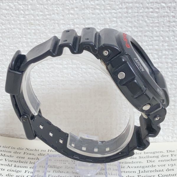 ★CASIO G-SHOCK デジタル 多機能 メンズ 腕時計 ★ カシオ G-ショック DW-6900 アラーム クロノ タイマー ブラック 稼動品 F4845_画像6
