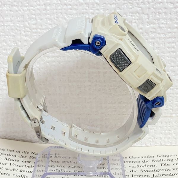 ★CASIO G-SHOCK デジタル 多機能 メンズ 腕時計 ★ カシオ G-ショック G-7900A アラーム クロノ タイマー ホワイト 稼動品 F5025_画像6