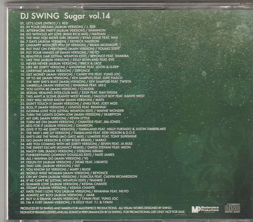 dj swing sugar vol. 14cd _画像2