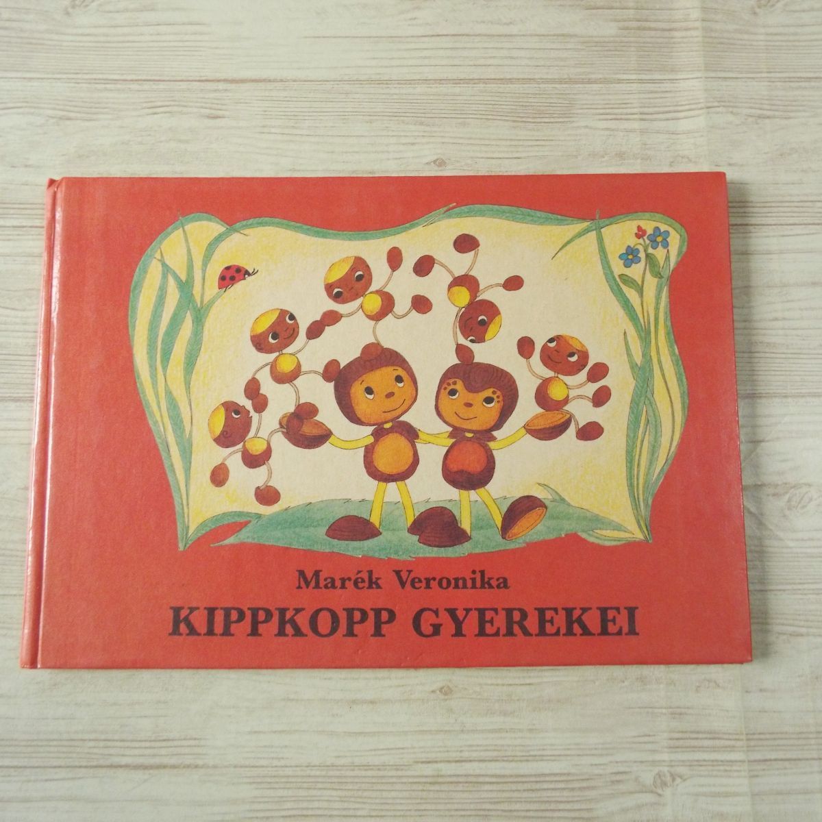  foreign language picture book [kip glass KIPPKOPP GYEREKEI] 1986 year? retro picture book Hungary language 