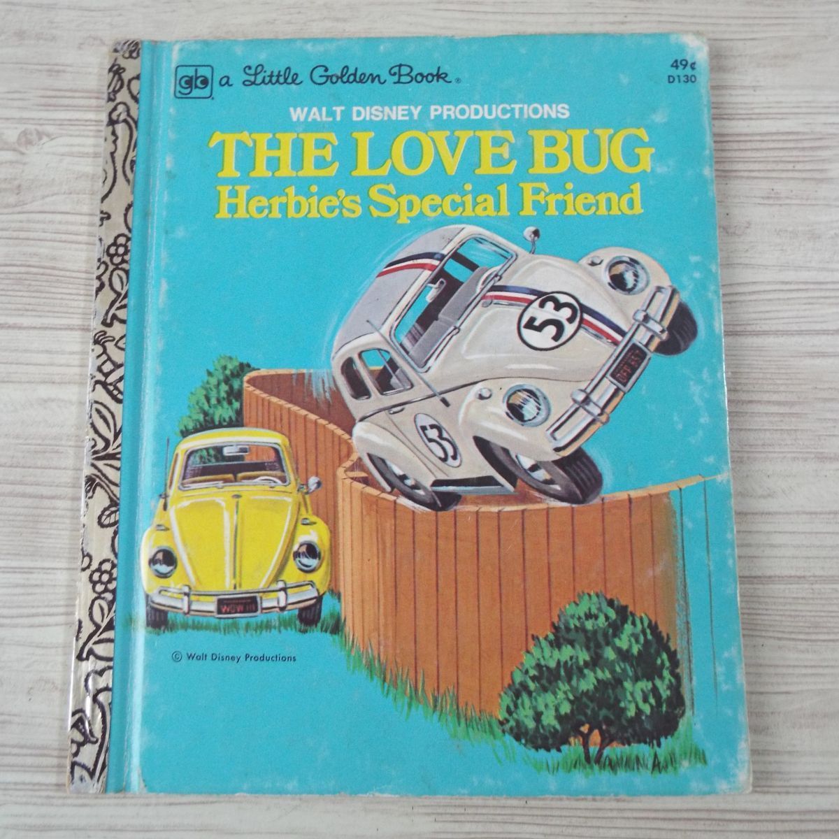  иллюстрированная книга на иностранном языке [ Disney Rav * сумка THE LOVE BUG : Herbies*s Special Friend] иностранная книга английский язык книга с картинками Little Golden Book - - Be 