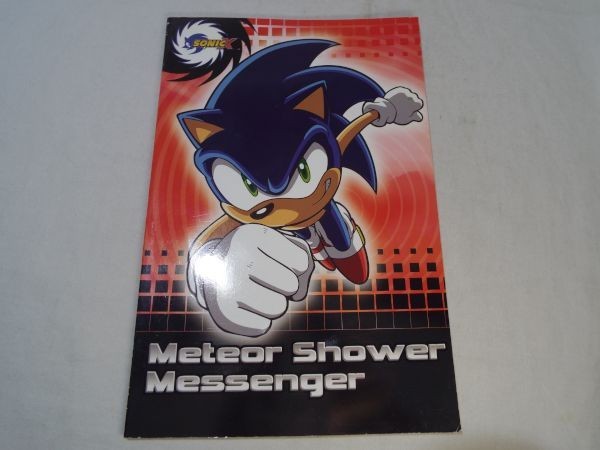 アニメ小説[ソニックX Meteor Shower Messenger] SonicX 洋書 英語_画像1