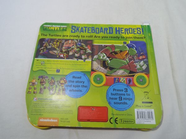  sound picture book [ tea neiji* Mu Tanto * Ninja *ta-toruzSkateboard Heroes!] foreign book English picture book board book 
