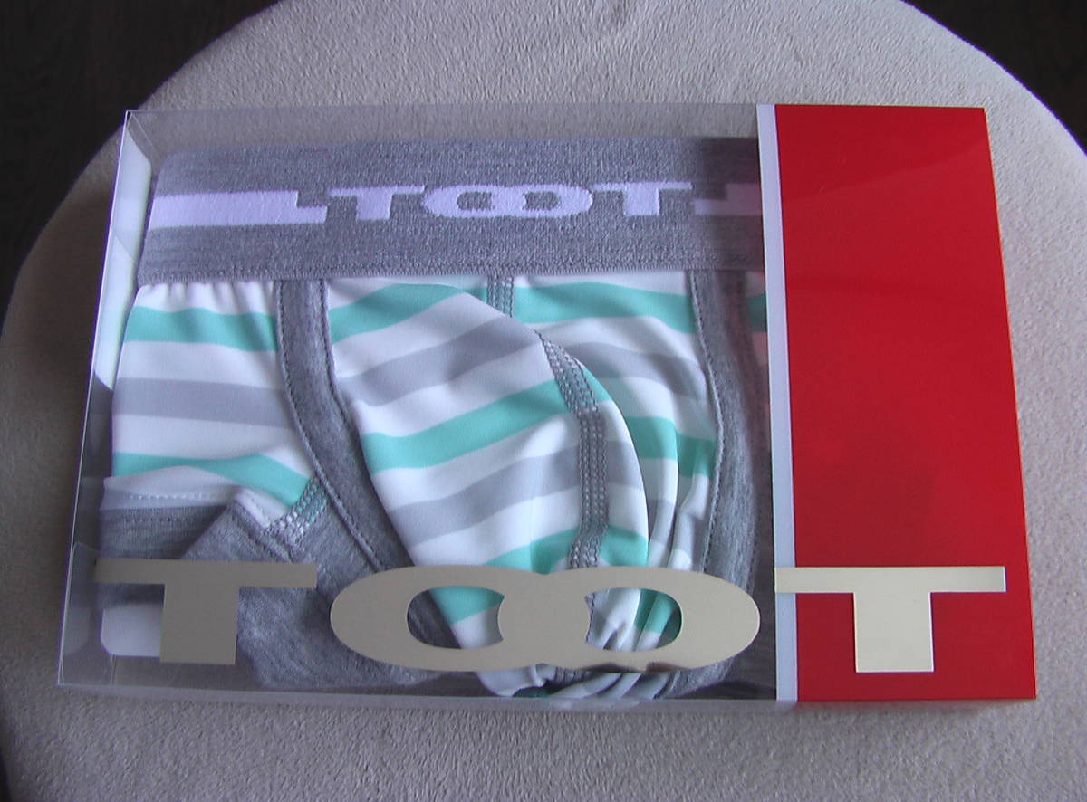 TOOT Hori zontaru stripe nano NB96K392 gray S size new goods complete sale goods 