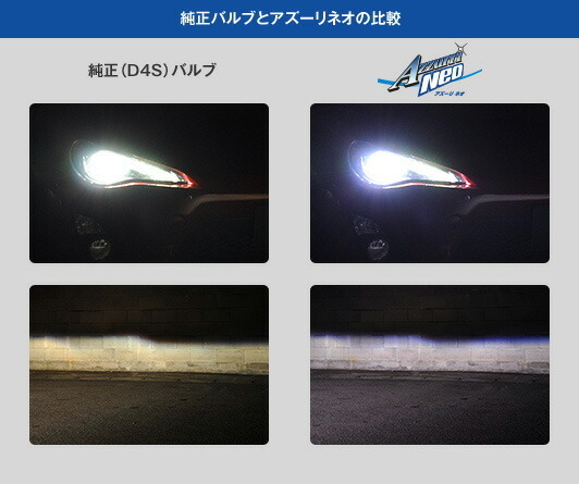 CATZ キャズ Azzuri Neo HIDバルブ ヘッドランプ(Lo) D2RS クルーガー ACU2#/MCU2# H12.11～H19.3 RS9_画像3