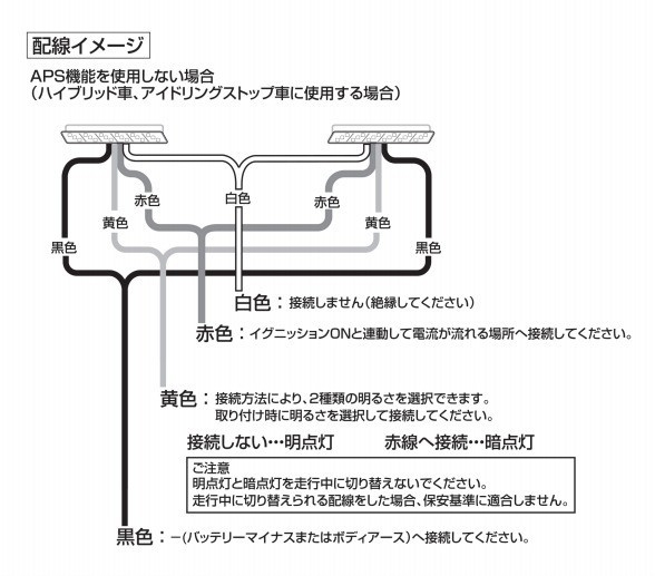 VALENTI/ヴァレンティ LED デイタイムランプ APS ショートタイプ 汎用品 レンズ/発光カラー:ー/ブルー DTL-18SB-1_画像4