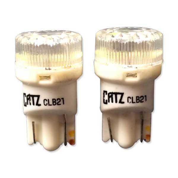 CATZ キャズ フロントルームランプ LED Hyper Wide T10 6900K バルブ×2個セット アルト HA25系 H21.12～H26.12 CLB21_画像2