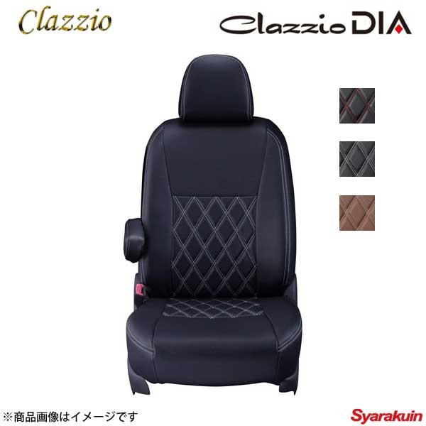Clazzio/クラッツィオ クラッツィオ ダイヤ ES-0609 ブラウン×アイボリーステッチ ワゴンR MH21S/MH22S