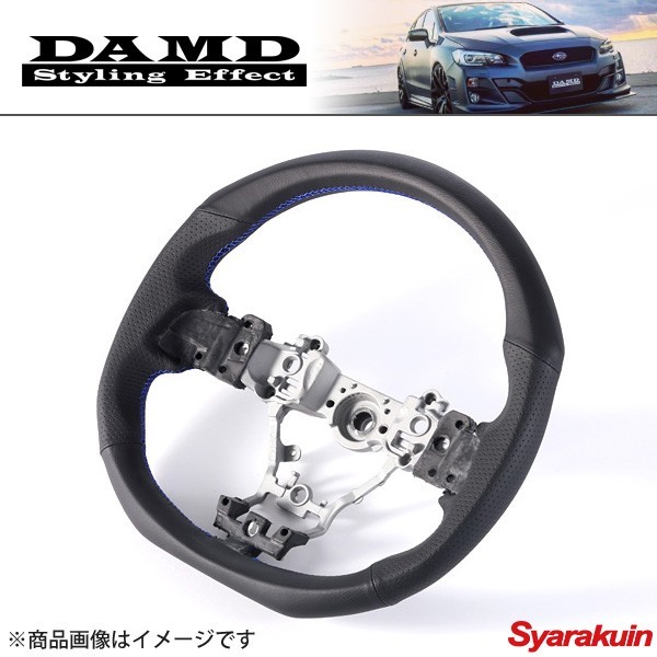 DAMD/ダムド ステアリング SS360-RX レッドステッチ WRX STI VAB アプライド：A-_画像2