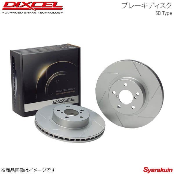 DIXCEL ディクセル ブレーキディスク SD リア Volkswagen Golf3/Vento 2.8 VR6 1HAAA 93/1～98/6 車台No.～1H_S_399999(LUCAS) SD1352714S_画像1