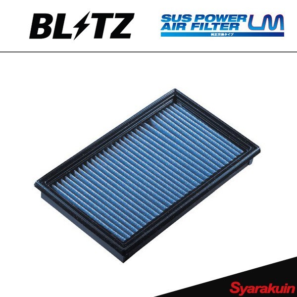 BLITZ エアフィルター SUS POWER AIR FILTER LM ランサーエボリューションVII CT9A ブリッツ_画像1