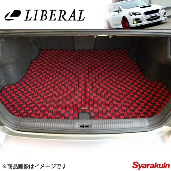 LIBERAL/リベラル トランクマット レッド×ブラック スバル/SUBARU インプレッサG4 GJ2/GJ3/GJ6/GJ7 -_画像1