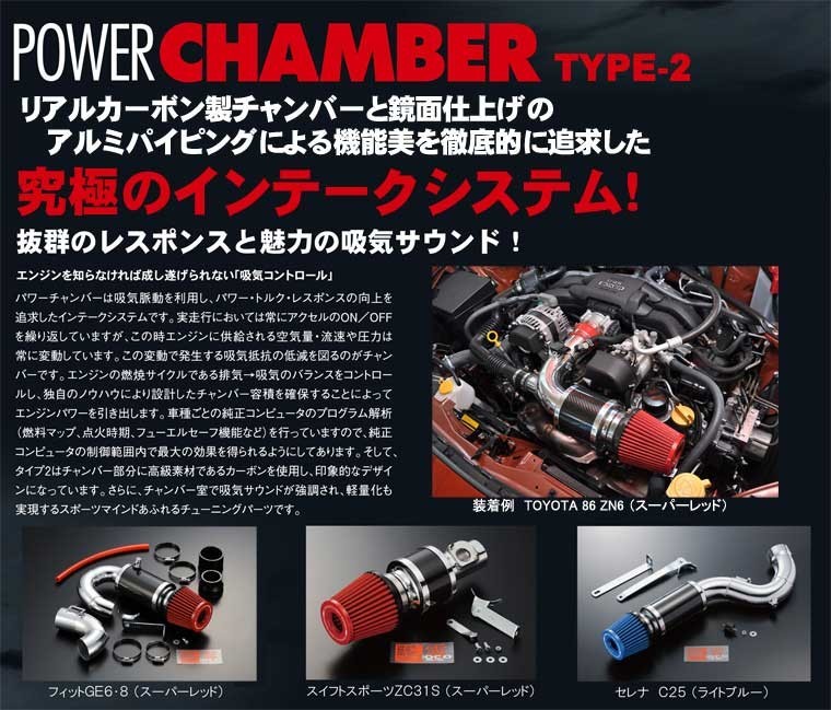 零1000 ゼロセン POWER CHAMBER for K-Car ライトブルー ワゴンR RR CBA-MH21S パワーチャンバー インテークシステム_画像2