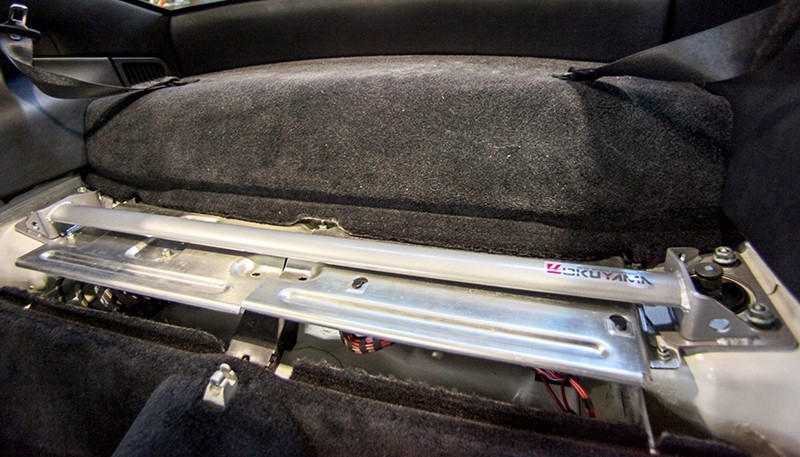 OKUYAMA Okuyama strut tower bar rear 911 997 Carrera S steel 