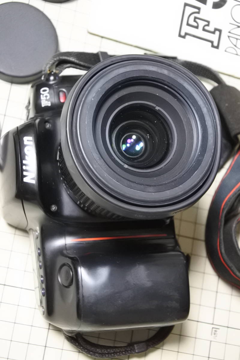 Nikon F50 取扱説明書付き バッテリー無 動作未確認 ニコン HR-1 35-80mm 1:4-5.6D AF NIKKOR フィルムカメラ 一眼レフ カメラ レトロ_画像2