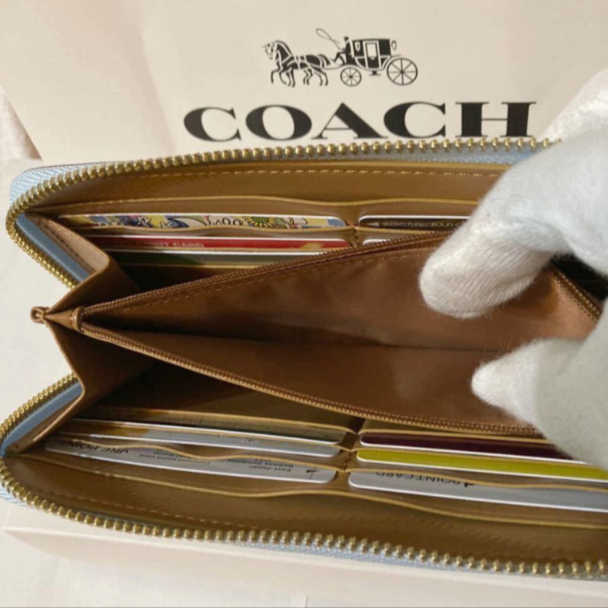 COACH コーチ長財布レモン柄　F3113  箱つき紙袋なし　かおぶー様専用