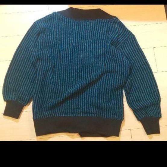 未使用 MOLE STRIPE WIDE RIB PULL-OVER ニットセーター