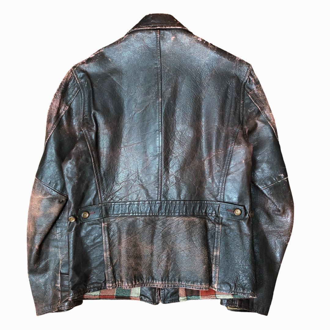Yahoo!オークション - 40's CRESCO レザージャケット スポーツ Yahoo!オークション - 40's CRESCO レザージャケット スポーツ