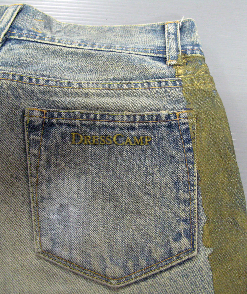 ドレスキャンプ DRESS CAMP：ゴールドライン デニム 44 （ パンツ アーカイブ DRESS CAMP GOLD LINE DENIM PANTS 44 _画像5