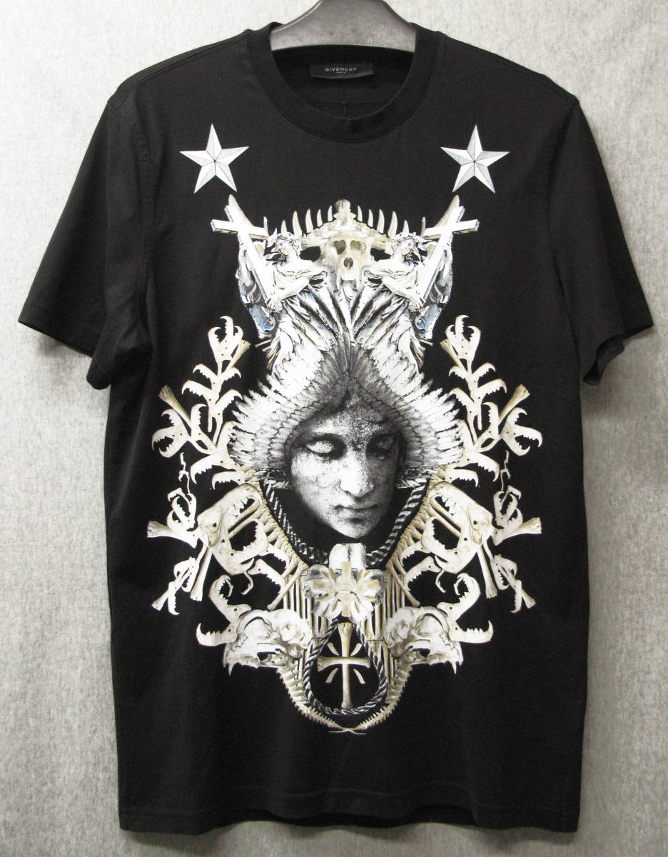 GIVENCY ジバンシイ：マーメイドフェイス Tシャツ S （ グラフィック アーカイブ GIVENCY Men's Mermaid Tee S