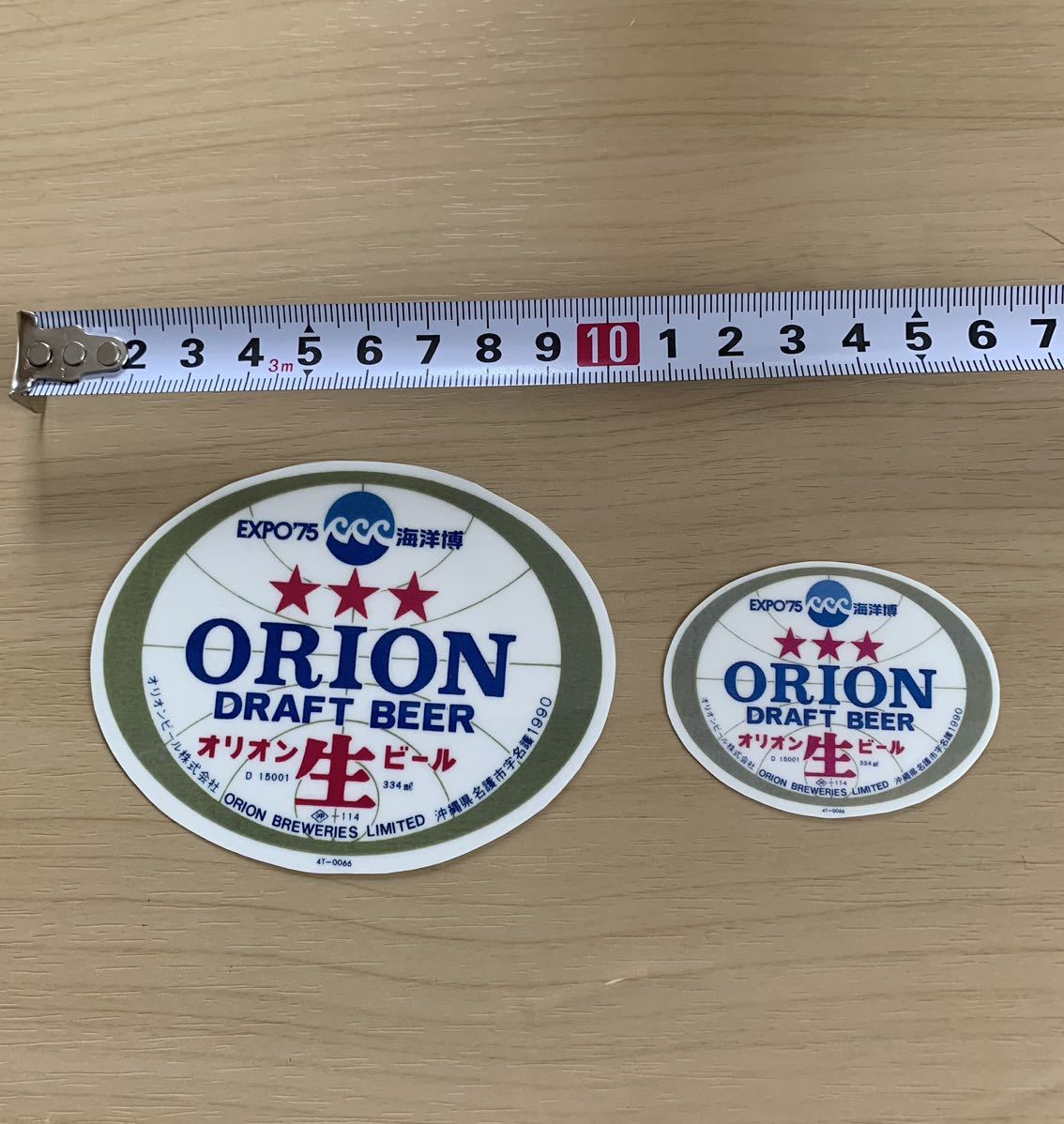  Okinawa ограничение Orion пиво & море .. память наклейка!