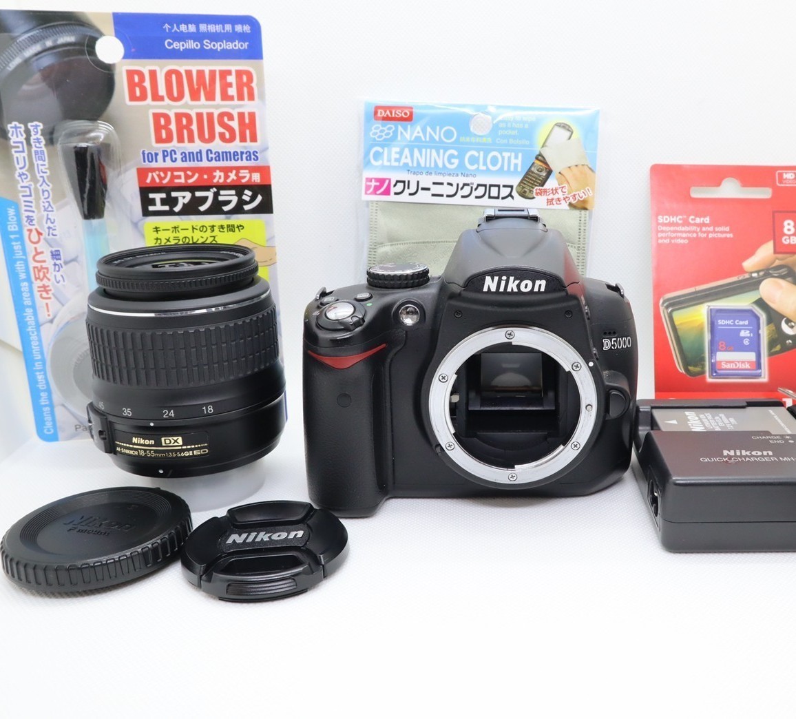 超美品】Nikon ニコン D5000 AF-S 18-55mm レンズキット | michiemee.ca