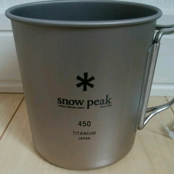 【新品・未使用】snow peak チタンシングルマグ セット