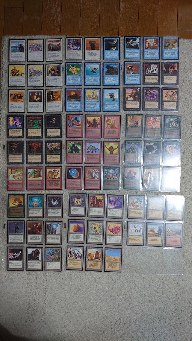 MTG　アラビアンナイト　コンプリートセット　Arabian Nights　Complete Set　ARN　全78枚_画像1