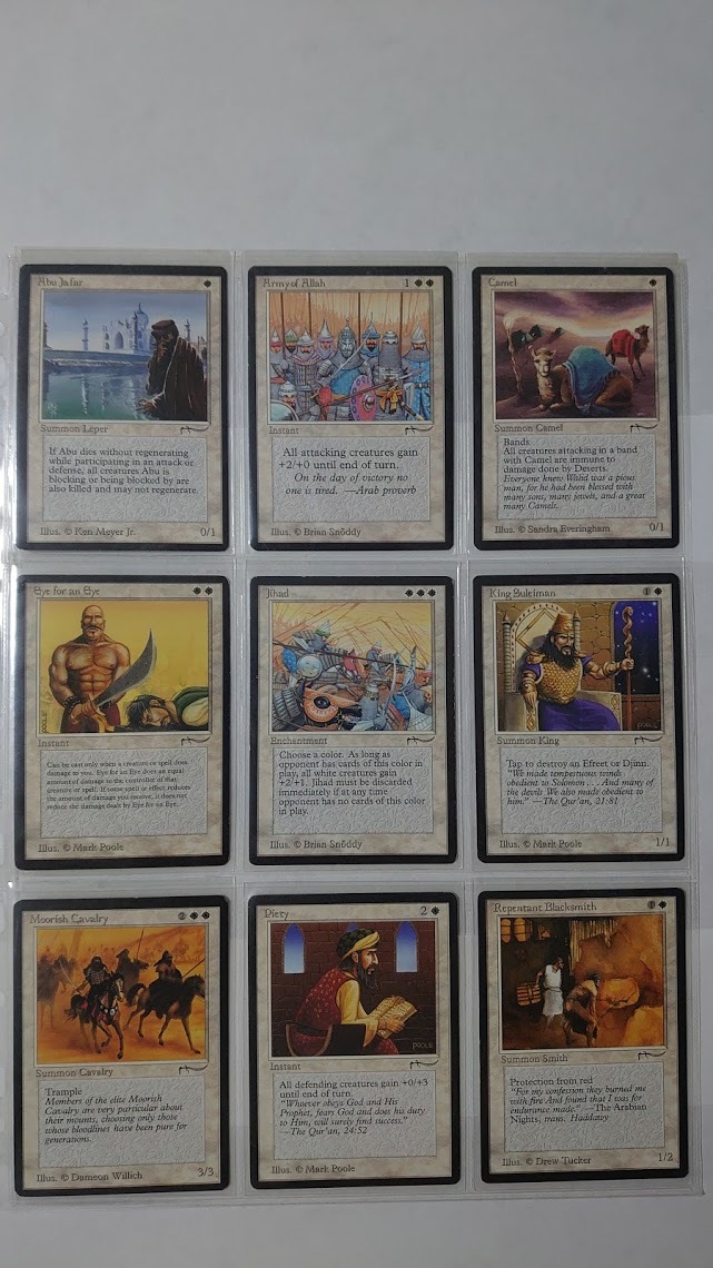 MTG　アラビアンナイト　コンプリートセット　Arabian Nights　Complete Set　ARN　全78枚_画像2