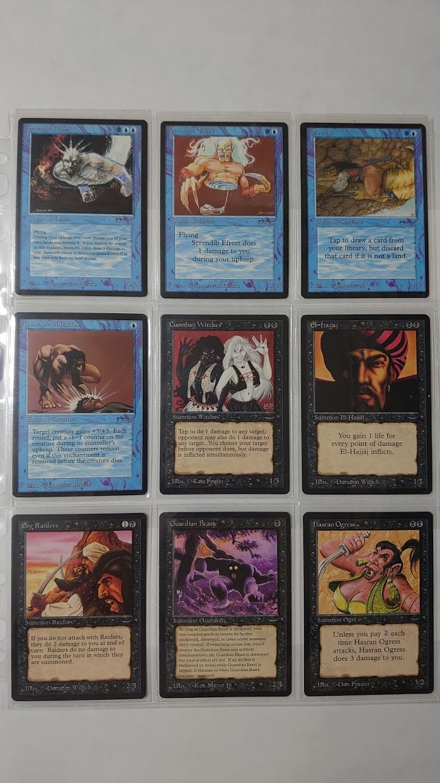 MTG　アラビアンナイト　コンプリートセット　Arabian Nights　Complete Set　ARN　全78枚_画像4