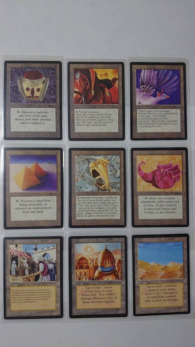 MTG　アラビアンナイト　コンプリートセット　Arabian Nights　Complete Set　ARN　全78枚_画像9