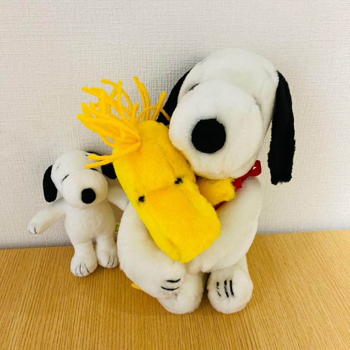 新品 スヌーピー ウッドストック だっこ ぬいぐるみ SNOOPY ビンテージ ピーナッツ PEANUTS