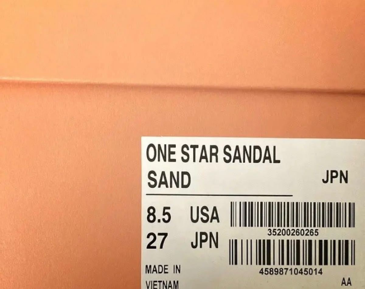 CONVERSE ADDICT ONE STAR SANDAL SAND | noonanwaste.com