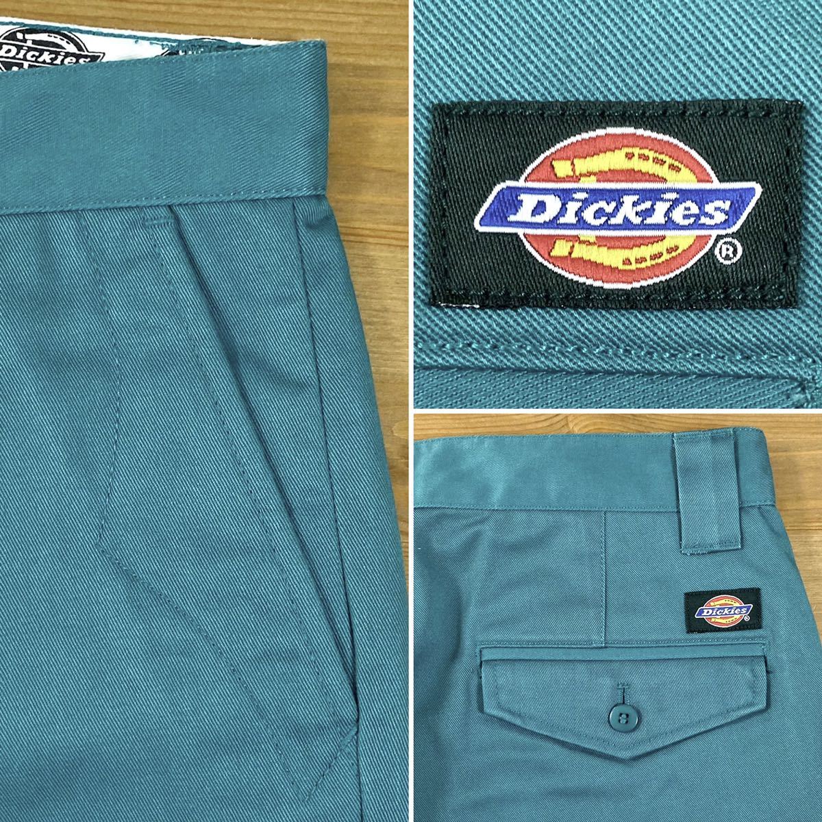 Dickies ディッキーズ 美色 コバルトグリーン ワークパンツ クロップド_画像5