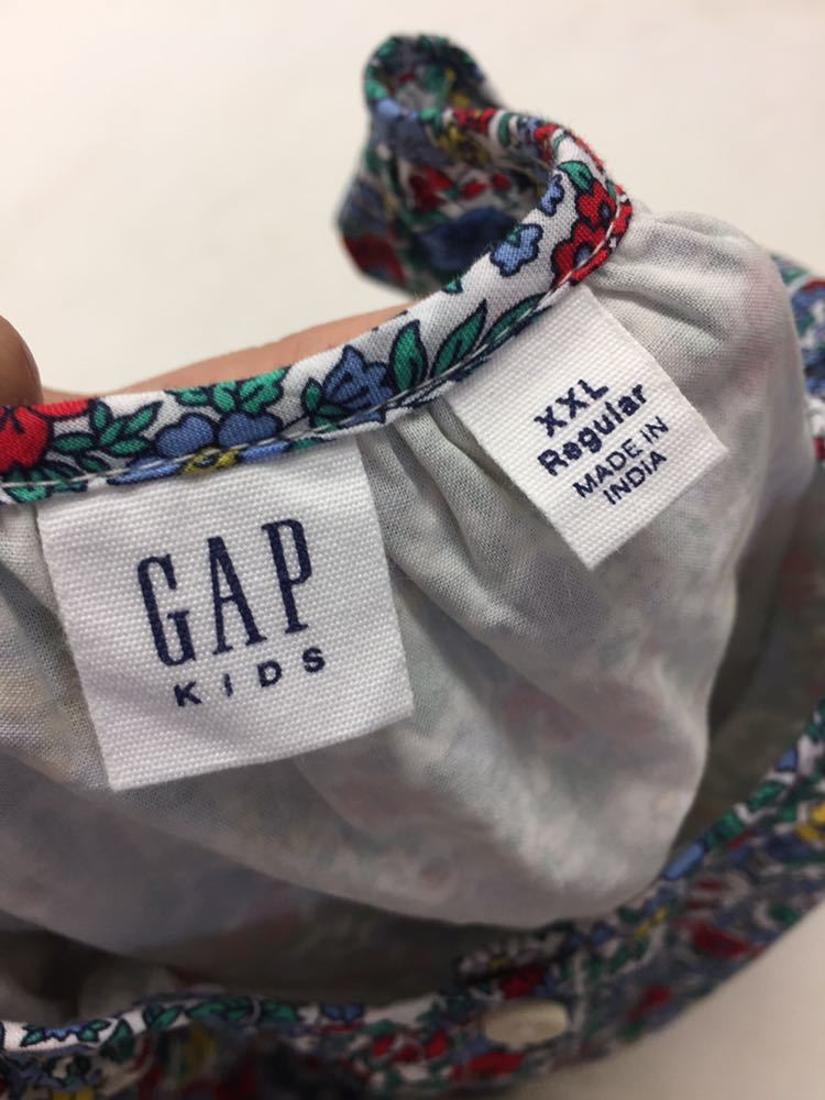 送料無料☆長袖シャツ☆GAP KIDS ギャップキッズ☆花柄☆キッズ ジュニア☆XXLサイズ☆♯30719mtj148_画像3