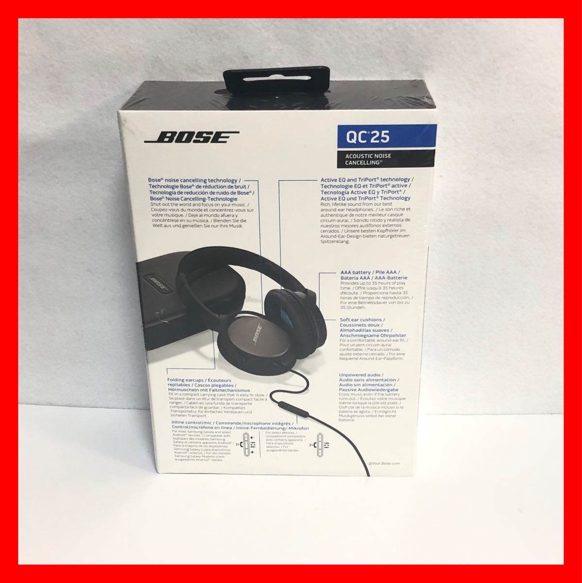 BOSE QUIETCOMFORT 25 SM BLACK