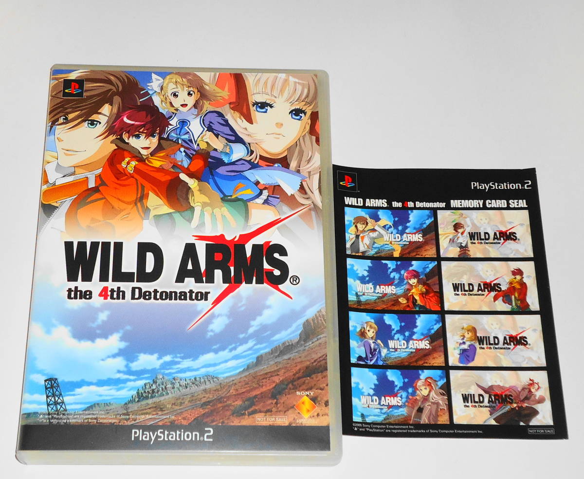 送0【 新品 PS2 ワイルドアームズ4 初回生産版 WILD ARMS the 4th Detonator】白石涼子 川澄綾子 高橋広樹 小杉十郎太★条件付おまけ有_落札から24時間以内支払い完了時の特典です