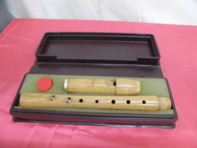 MOECKmek wooden recorder Germany made 223 barock / J inspection music musical instruments, tools and materials wind instruments recorder 