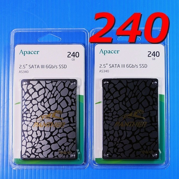 【SSD 240GB 2枚セット】Apacer AS340 PANTHER