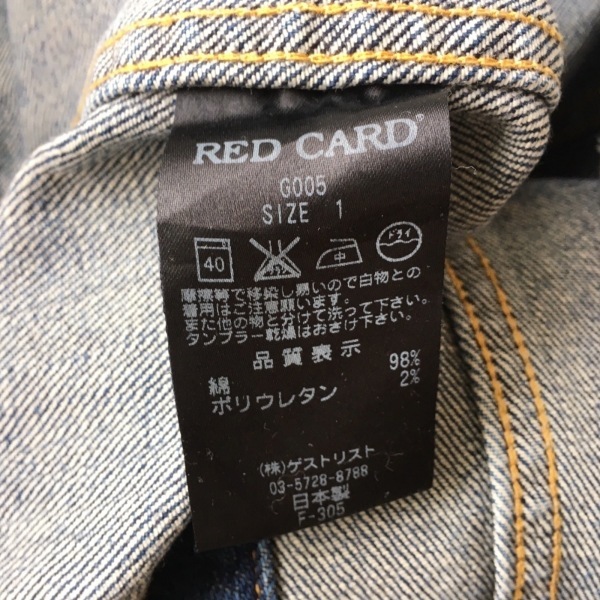 ヤフオク! - レッドカード RED CARD Gジャン サイズ1 S -