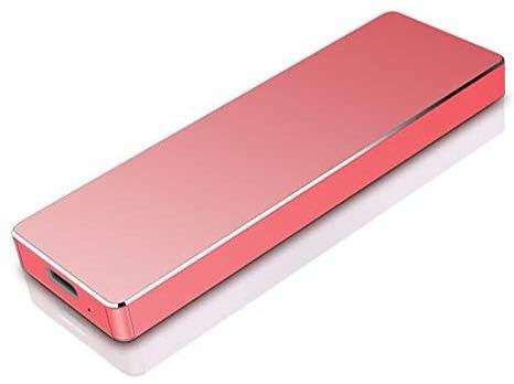 超薄型 外付けHDD ハードディスク ポータブルHDD 外付け 1TB,赤