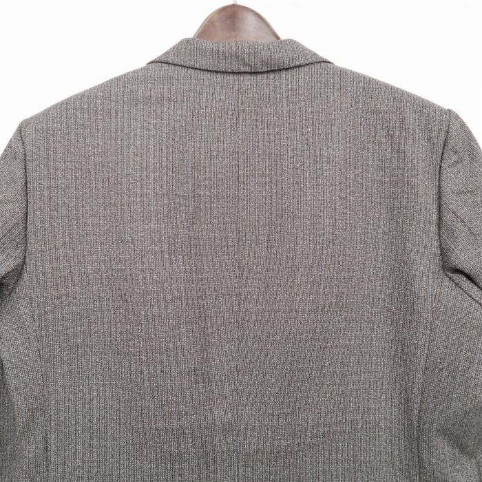 N3030 サイズ XL程度 ビッグサイズ 古着 ビンテージ 英国製 All Wool テーラード ジャケット スーツ ブレザー ウール グレー_画像5