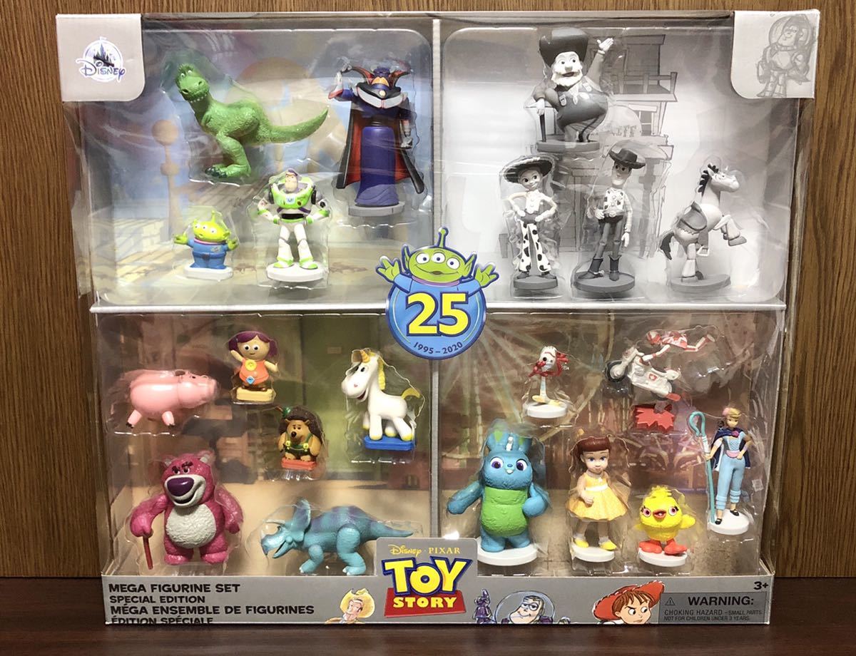 Disney Pixar 25th TOY STORY MEGA FIGURINE SET SPECIAL EDITION ディズニー ピクサー 25周年 トイストーリー メガ フィギュア セット