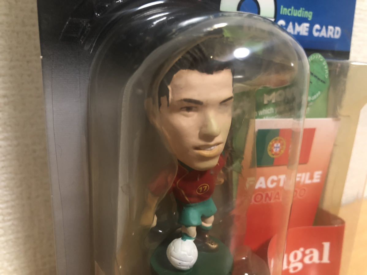 PRO STARS Portugal Cristiano Ronaldo 17 FACT FILE RONALDO クリスティアーノ・ロナウド クリロナ サッカー ポルトガル代表 フィギュアの画像3